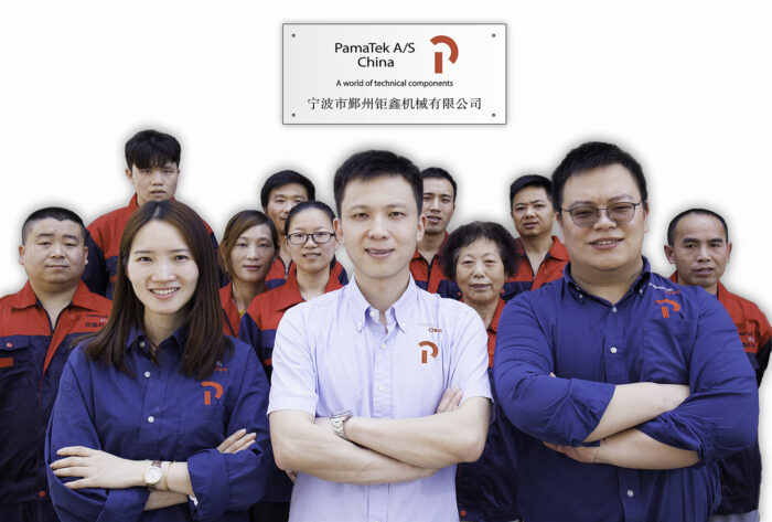 Alle medarbejdere i Kina på Pamateks fabrik 
